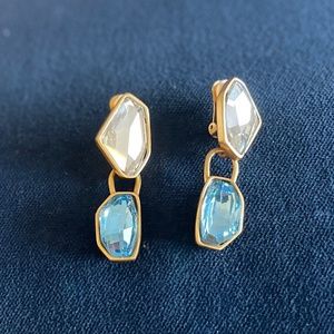 Oscar de la Renta clip-on earrings